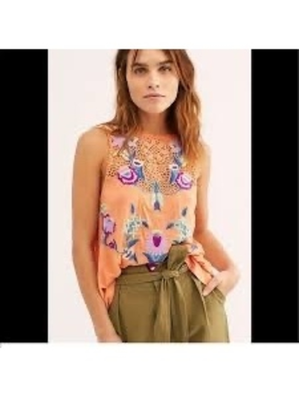 Free People “Flower Power” Embroidered Crochet Detail, MSRP 98, size M